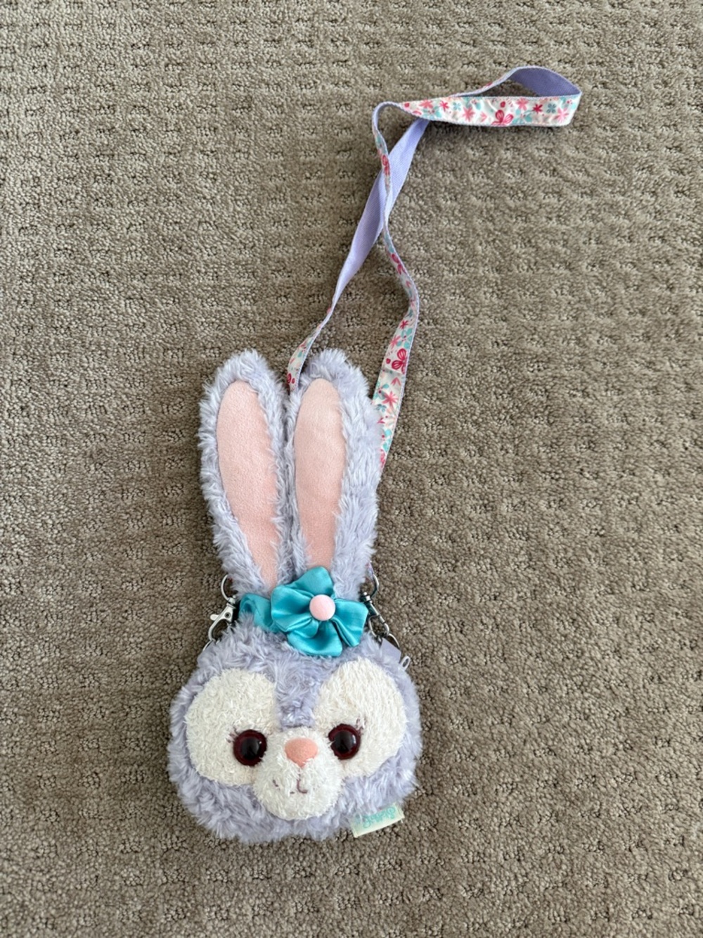 Disney Aulani Stella Lou Duffy Plush Bunny Crossbody Bag